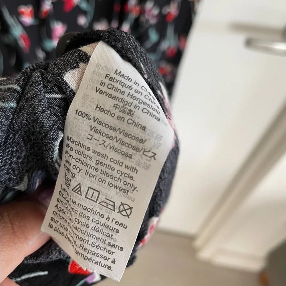 Madewell Black Floral Dress - Picture 12 of 12